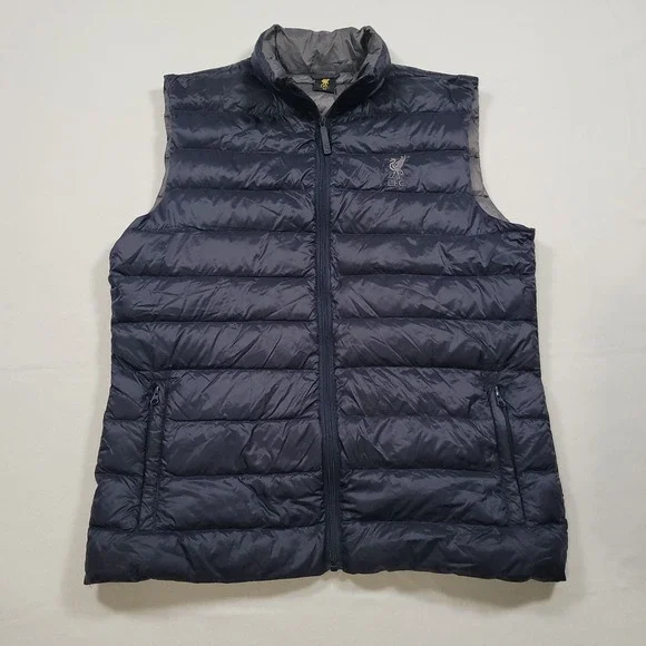 Liverpool FC Puffer Vest Mens Med Official LFC Merchandise